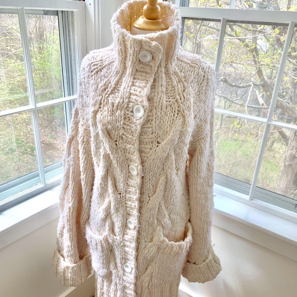 NYC DESIGNER doo.ri chunky oversized sweater coat - Picture 9 of 12